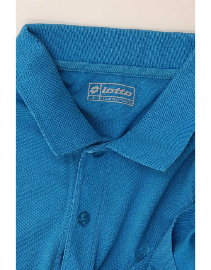 Lotto Polo Homme Grand Bleu Coton