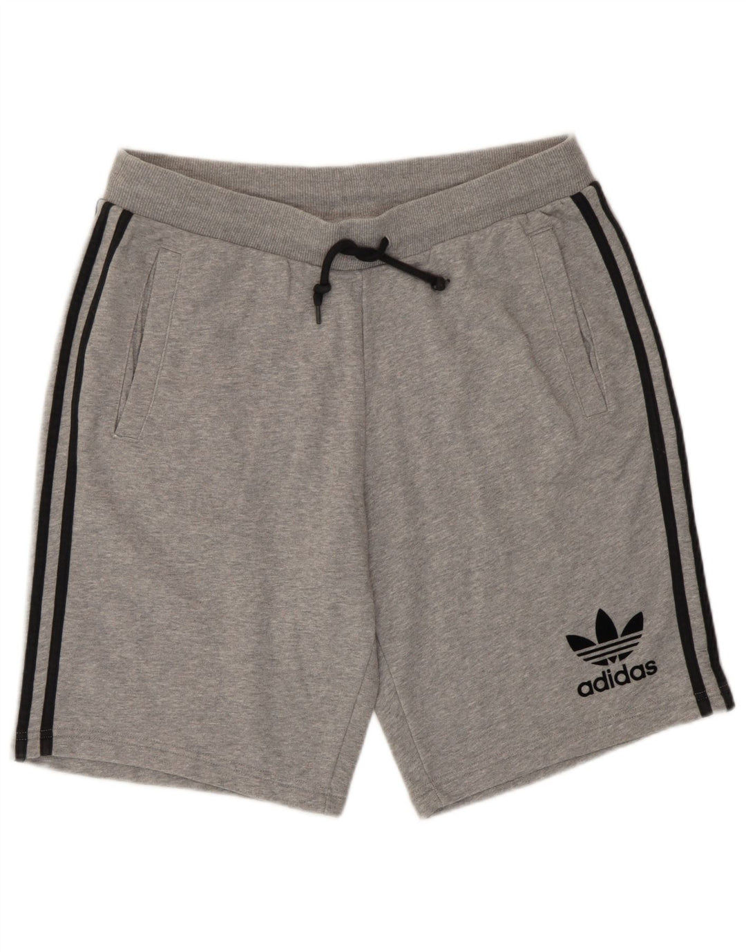 Adidas Short de sport pour homme, grand, gris moucheté