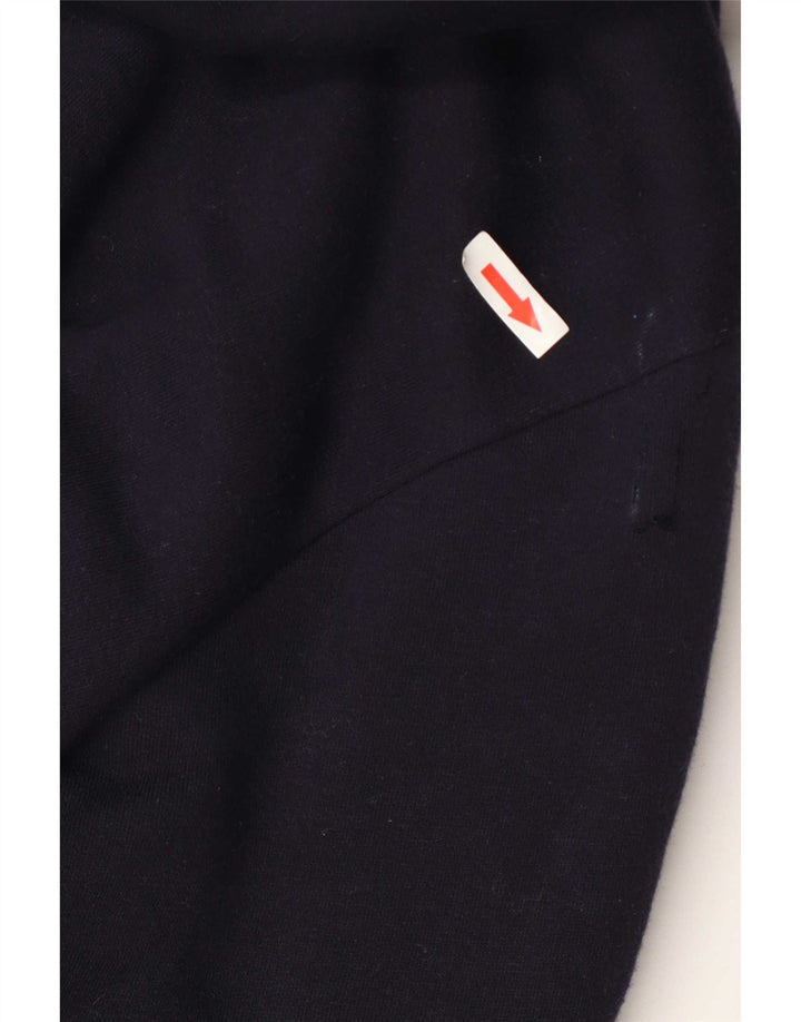 Lands End Manteau Sherpa à capuche surdimensionné pour femme UK 10 Petit Bleu marine