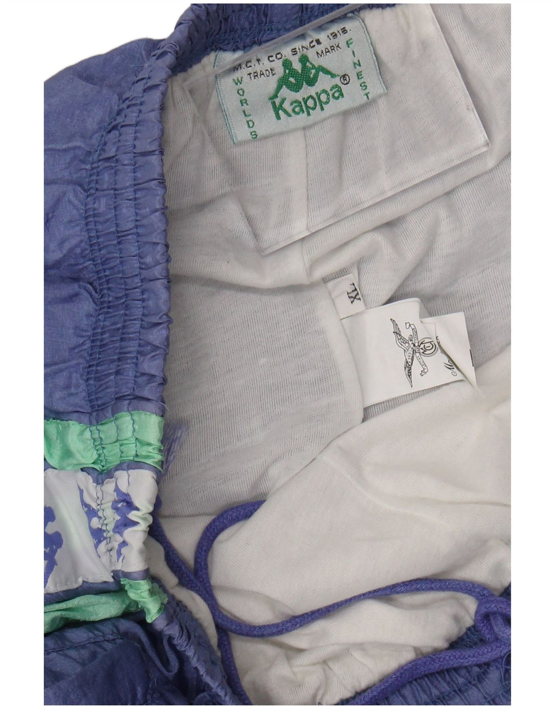 Kappa Pantalon de Survêtement Graphique XL Violet Colourblock Polyamide Homme