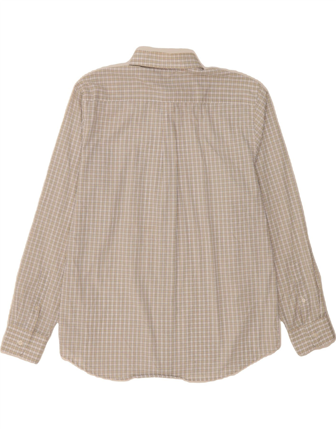 DOCKERS Mens Shirt Large Beige Check Cotton Vintage Dockers and Second-Hand Dockers from Messina Hembry 