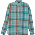 Tommy Hilfiger Chemise Homme Petit Carreau Turquoise Coton