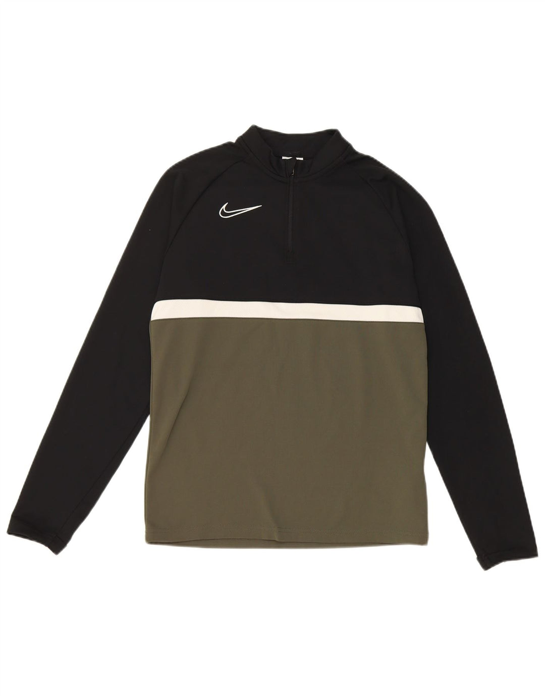Nike Haut de survêtement Dri Fit pour garçon 12-13 ans Vert Taille L