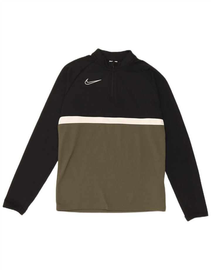 Nike Haut de survêtement Dri Fit pour garçon 12-13 ans Vert Taille L