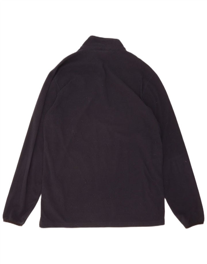 Champion Pull polaire à col zippé pour homme 2XL Bleu marine Polyester
