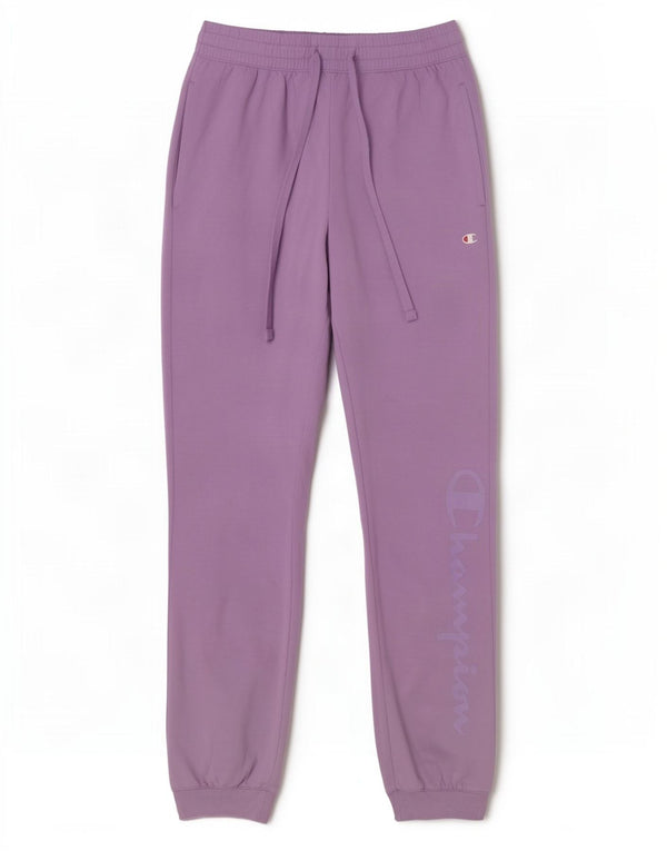 Champion Pantalon de survêtement graphique pour femme Joggers UK 6 XS Violet Coton