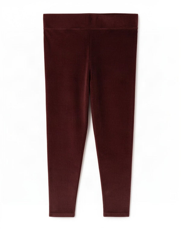 Marks & Spencer Leggings pour femme UK 20 2XL W38 L28 Coton bordeaux