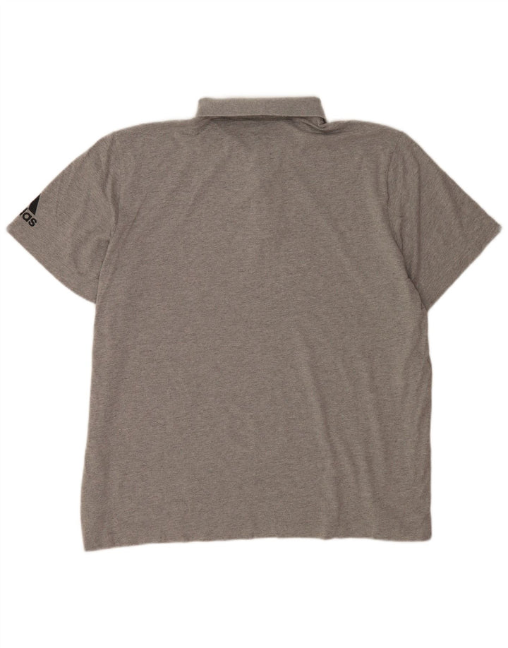 Adidas Polo Homme 2XL Gris Coton