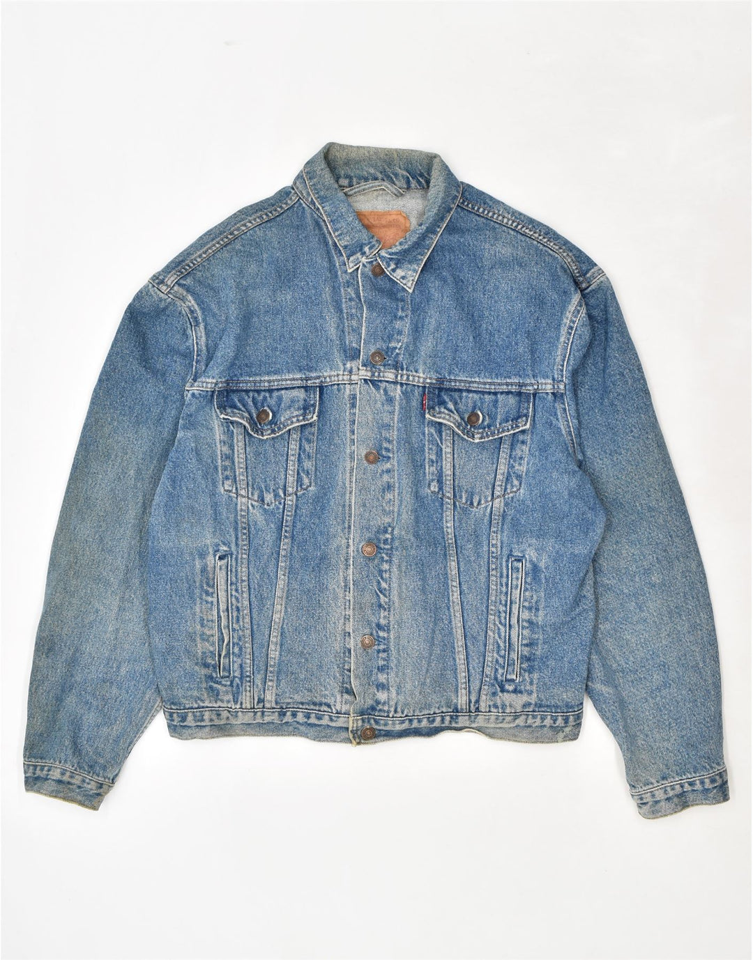 LEVI'S Veste en Jean Homme UK 42 XL Bleu Coton