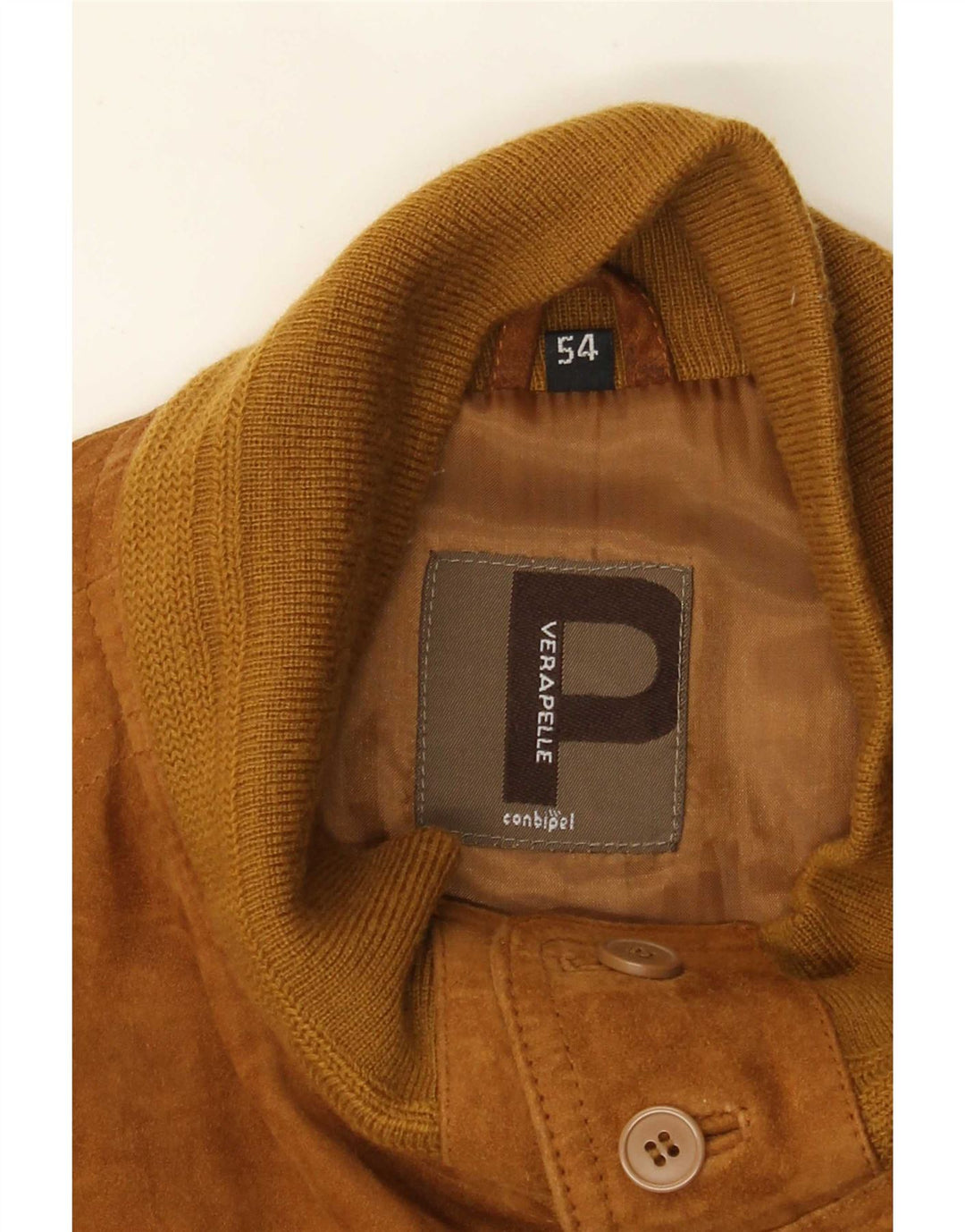 Conbipel Blouson Bomber En Daim Homme IT 54 XL Cuir Marron