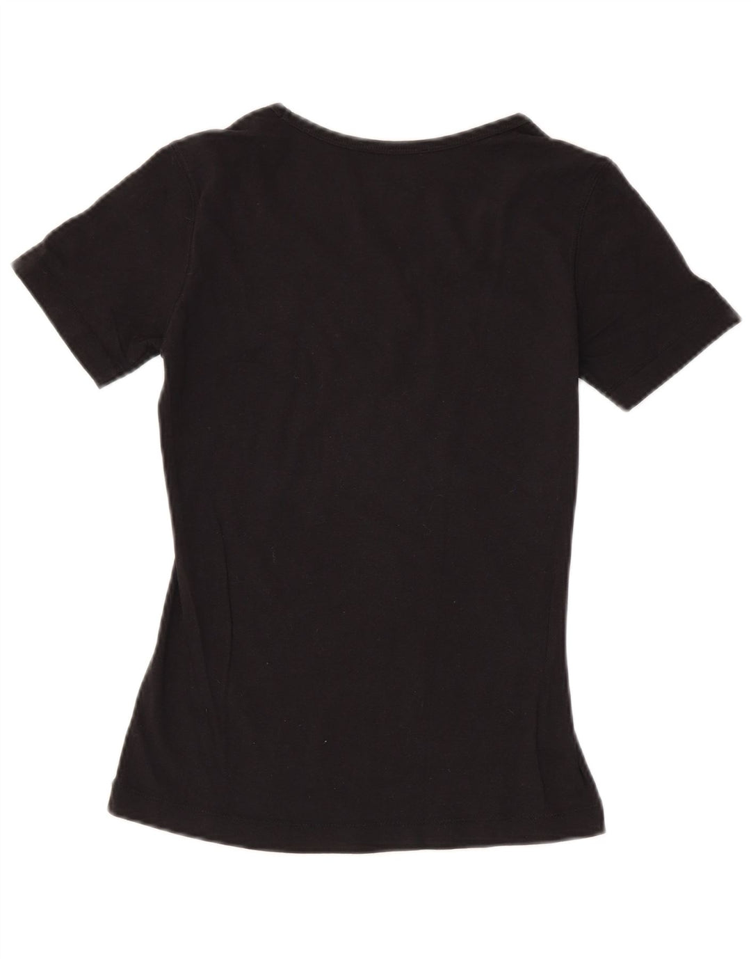 CHAMPION T-shirt graphique pour femme UK 10 Small Noir