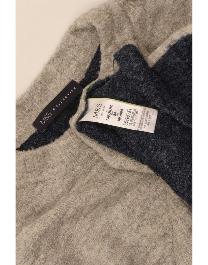 Marks & Spencer Pull ras du cou pour femme UK 14 Gris moyen