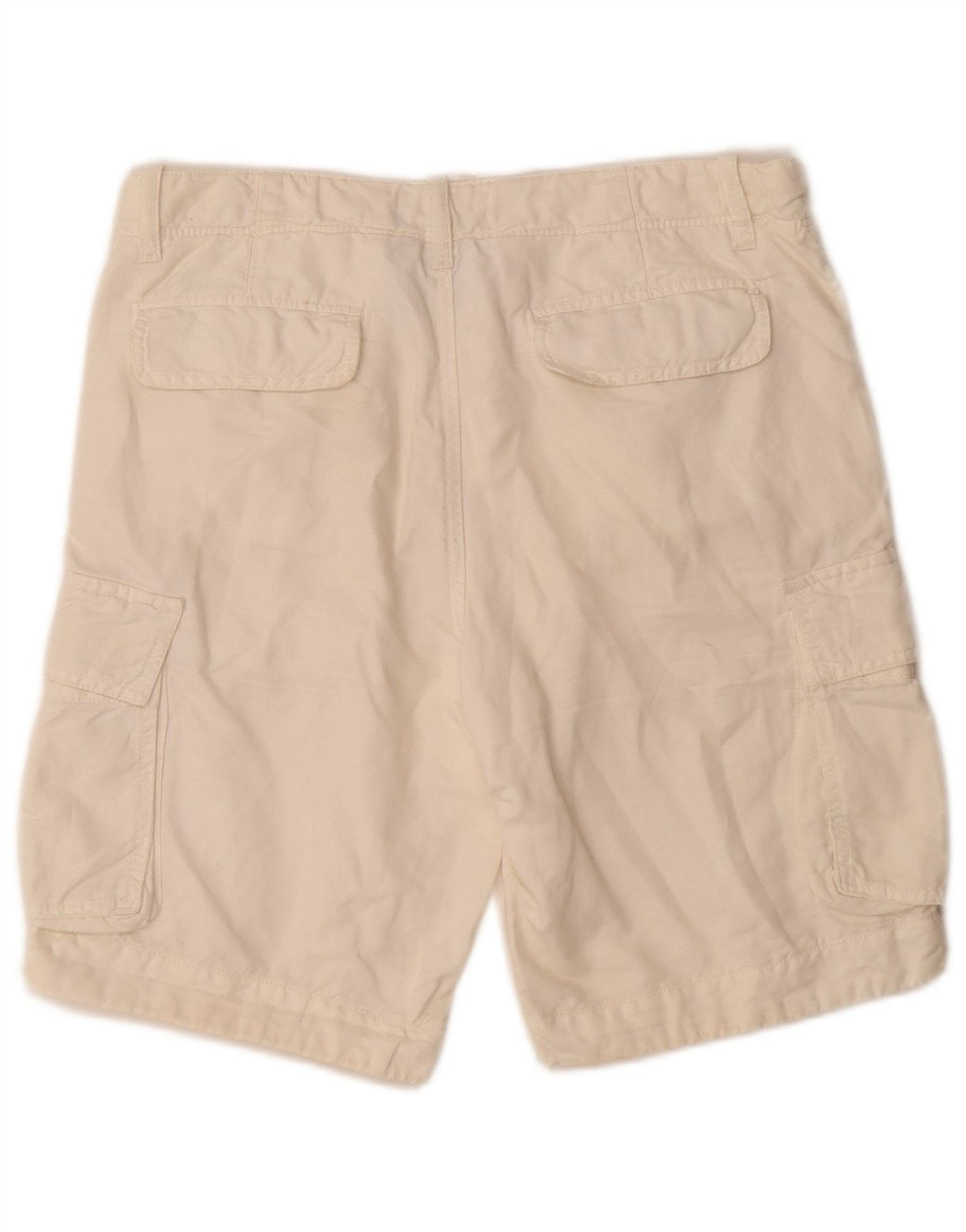 Woolrich Short Cargo Penn-Rich Graphic Homme Petit W29 Lin Blanc Cassé