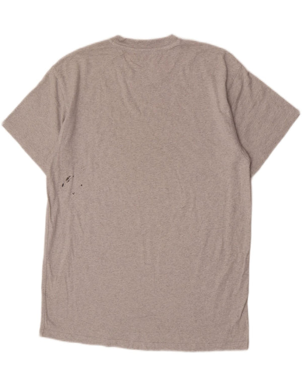 Carhartt Mens T-Shirt Top Medium Grey Cotton