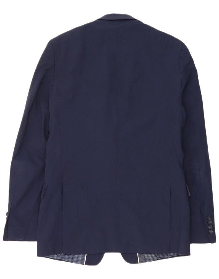 Marks & Spencer Veste blazer à 2 boutons pour homme UK 38 en laine bleu marine moyen