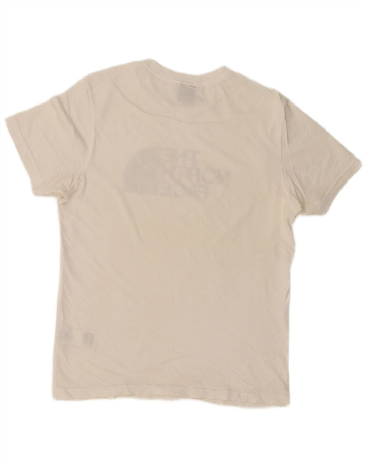 THE NORTH FACE T-shirt graphique pour hommes, petit, en coton blanc