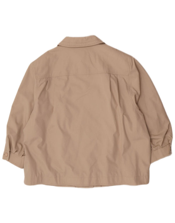 Louisoder Manteau court pour femme EU 50 3XL Beige Polyester