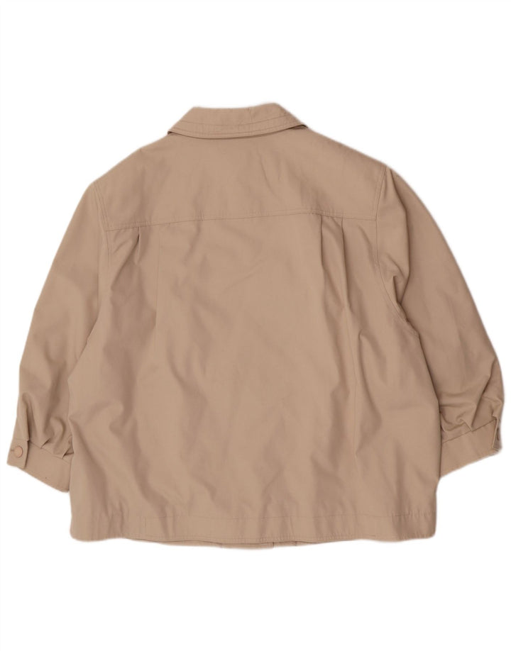 Louisoder Manteau court pour femme EU 50 3XL Beige Polyester