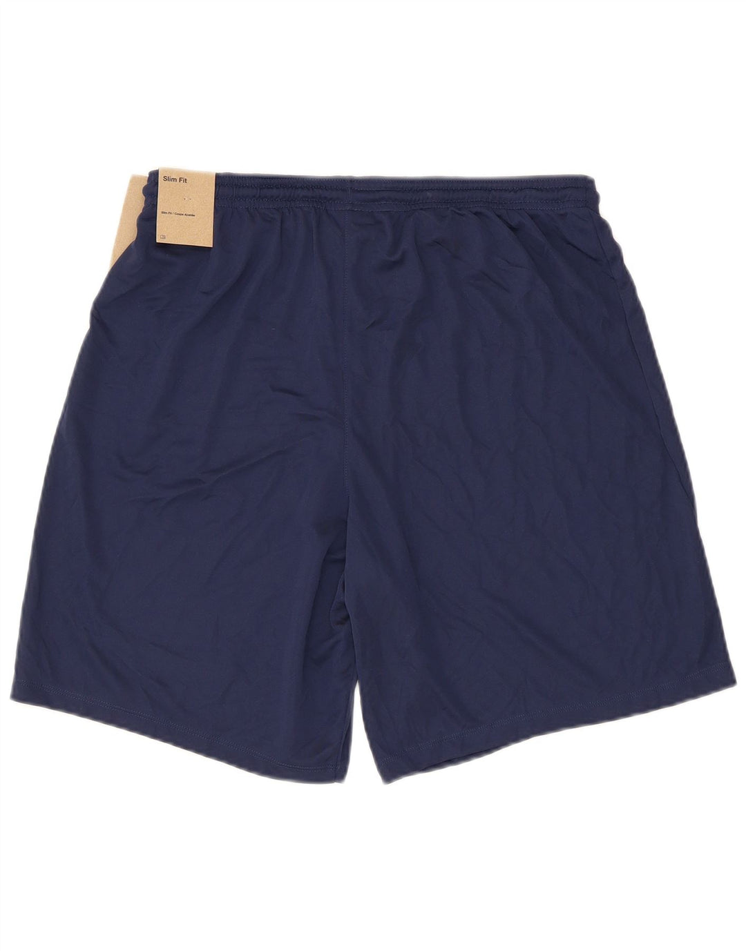 Nike Short de sport Dri Fit pour homme en polyester bleu marine Taille L