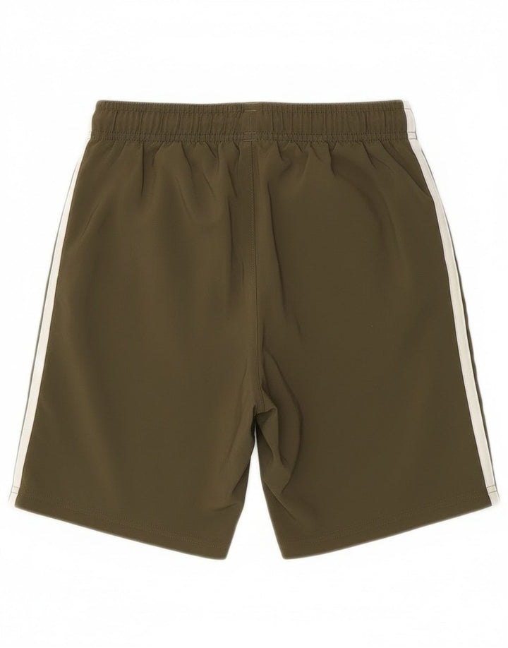 Adidas Short de Sport Garçon 9-10 Ans Kaki Polyester