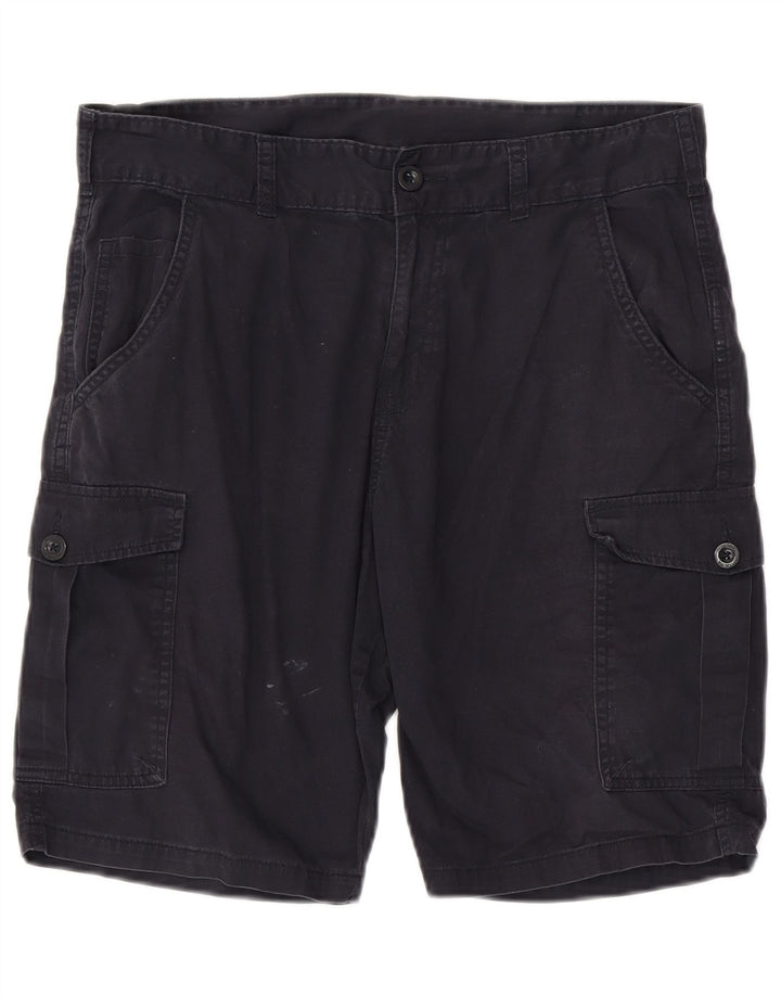 MOUNTAIN WAREHOUSE Short Cargo Homme W32 Coton Bleu Marine Moyen
