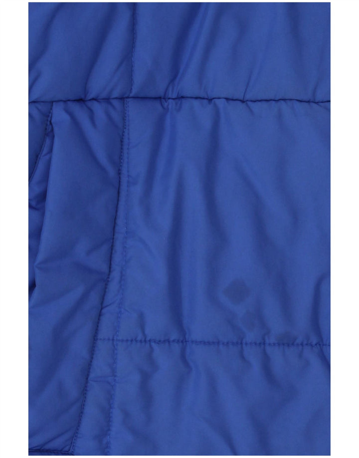 Veste matelassée à capuche Adidas Garçon 15-16 ans Bleu Colorblock Polyester