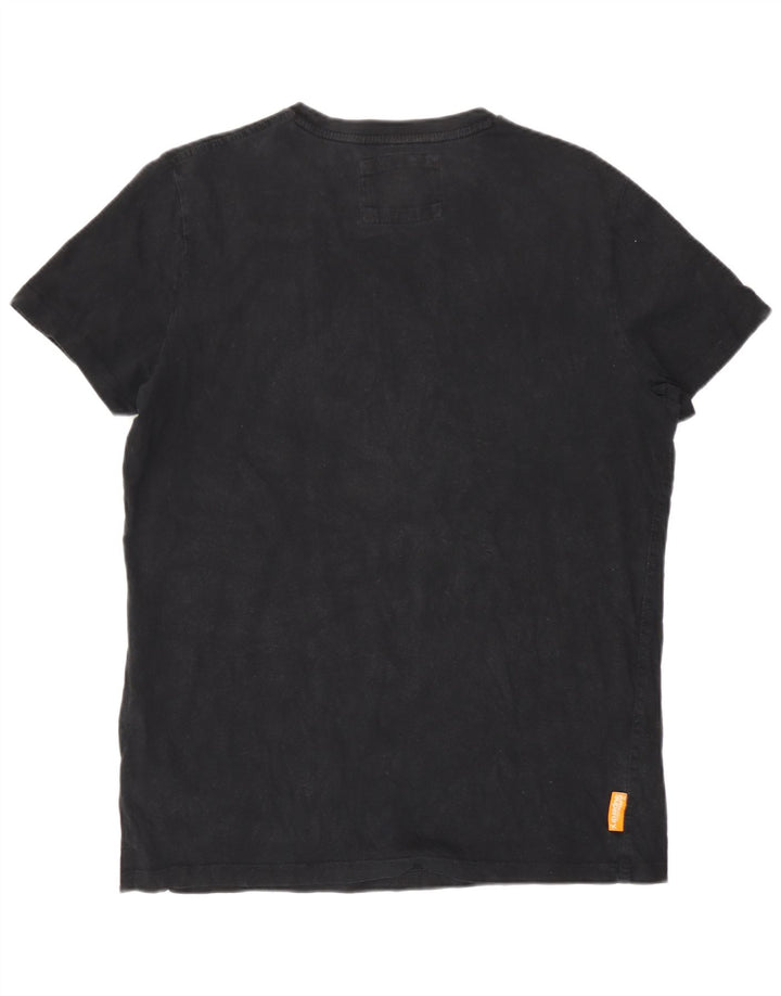 Superdry T-Shirt Homme Haut Large Noir Coton