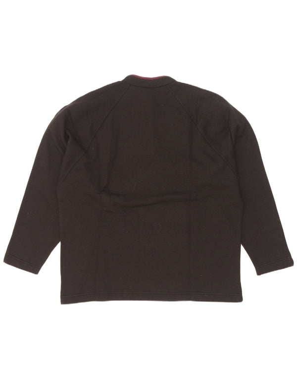 Campagnolo Sweat-shirt graphique surdimensionné pour femme UK 16 Large Noir