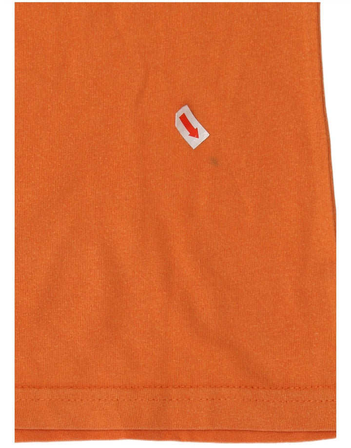 Lee T-Shirt Graphique Homme Orange Moyen Coton