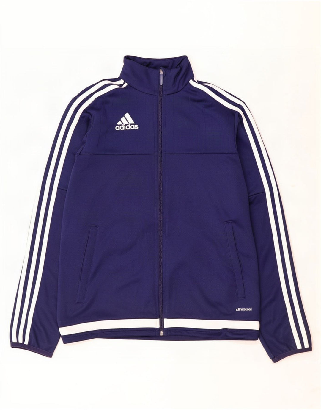 Adidas Hommes Climacool Survêtement Top Veste XS Bleu Marine Colorblock