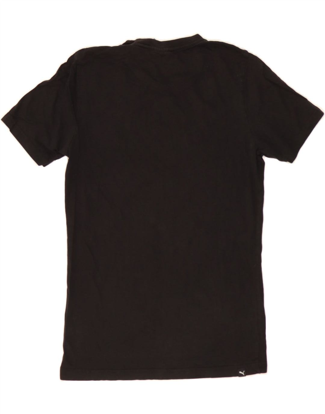 PUMA Mens Graphic T-Shirt Top Small Black Vintage Puma and Second-Hand Puma from Messina Hembry 
