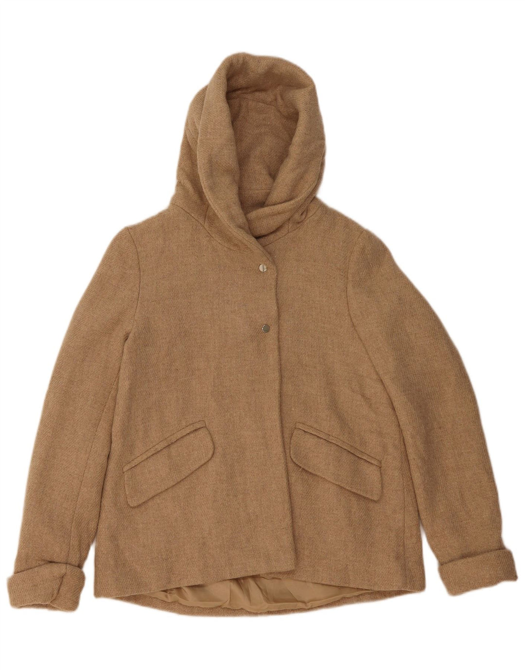 Zara Womens Bomber Jacket UK 6 XS Laine Beige