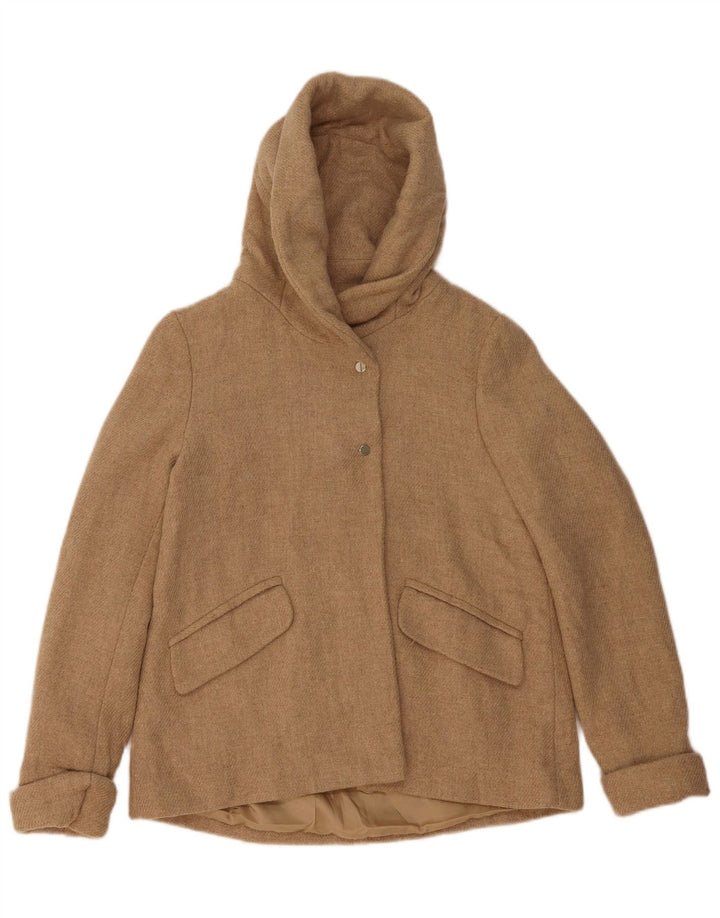 Zara Womens Bomber Jacket UK 6 XS Laine Beige