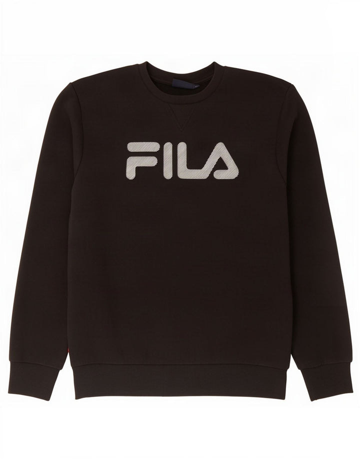 Fila Sweat-Shirt Graphique Homme Noir Moyen Coton