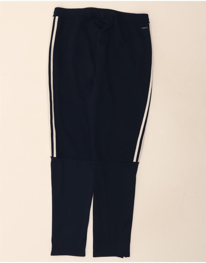 Adidas Pantalon de survêtement Climalite pour homme Large Bleu marine Polyester