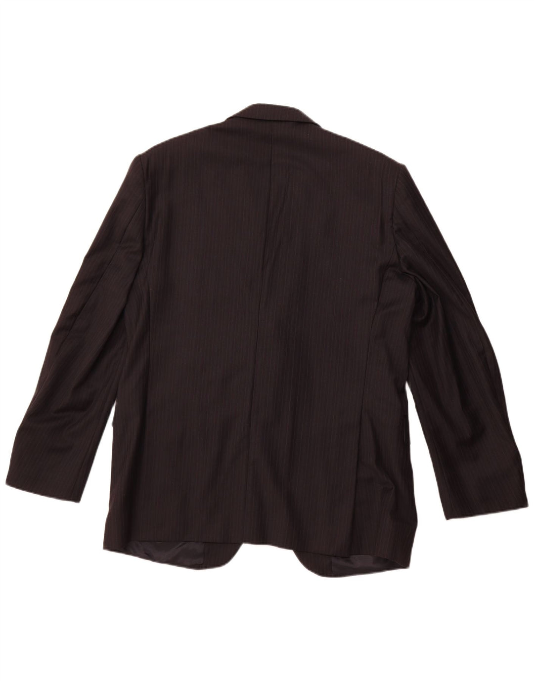 CERRUTI 1881 Veste blazer 3 boutons pour homme IT 54 2XL Laine à fines rayures noires