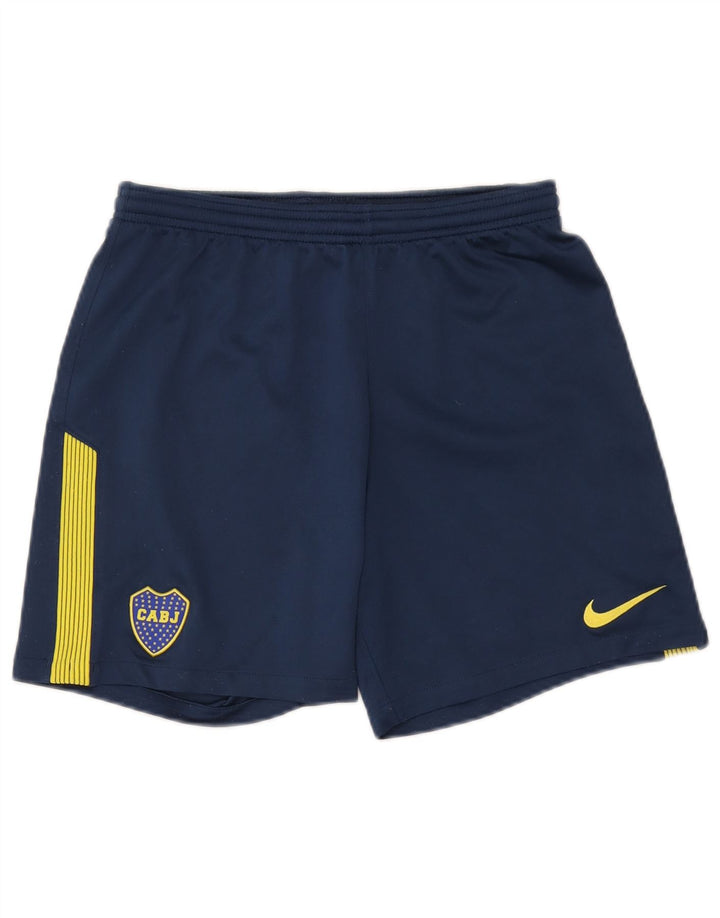 Short de sport Boca Juniors Nike Homme Bleu Marine Moyen Colorblock Polyester