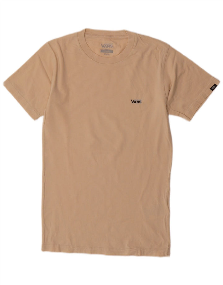 VANS T-shirt coupe classique pour homme XS en coton beige