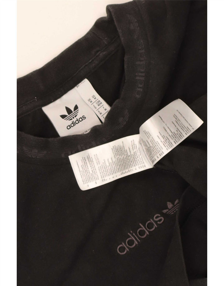 Adidas T-shirt graphique pour homme en coton noir moyen