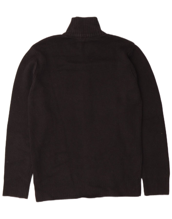 HUGO BOSS Homme Cardigan Pull Noir Moyen Coton