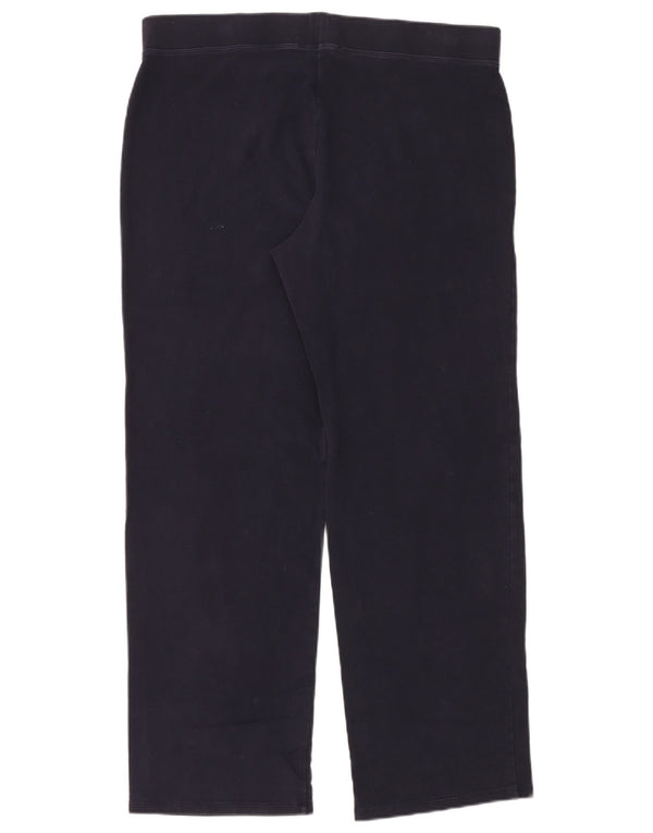 Marks & Spencer Pantalon de survêtement pour femme UK 18 XL Bleu marine Coton