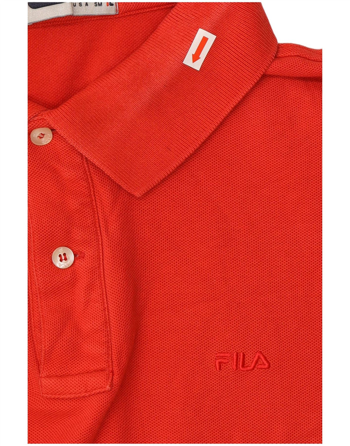 FILA Polo Homme IT 48 Rouge Moyen