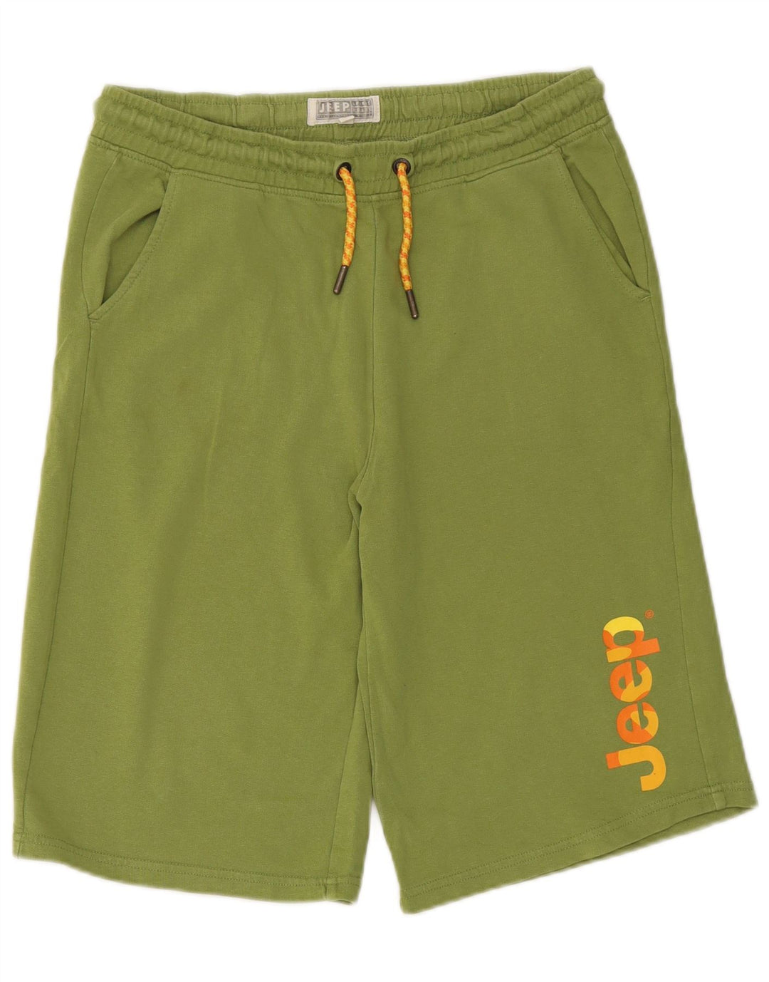 Jeep Short de Sport Graphique Homme Vert Moyen Coton