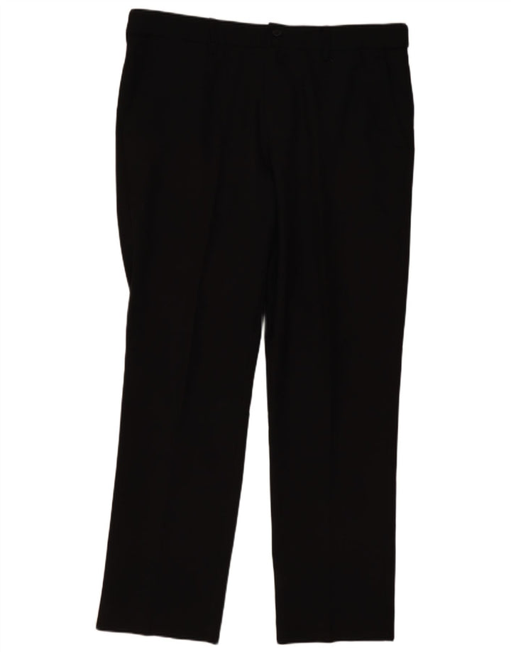 FARAH Pantalon Chino Droit Classique Homme W34 L29 Noir Polyester