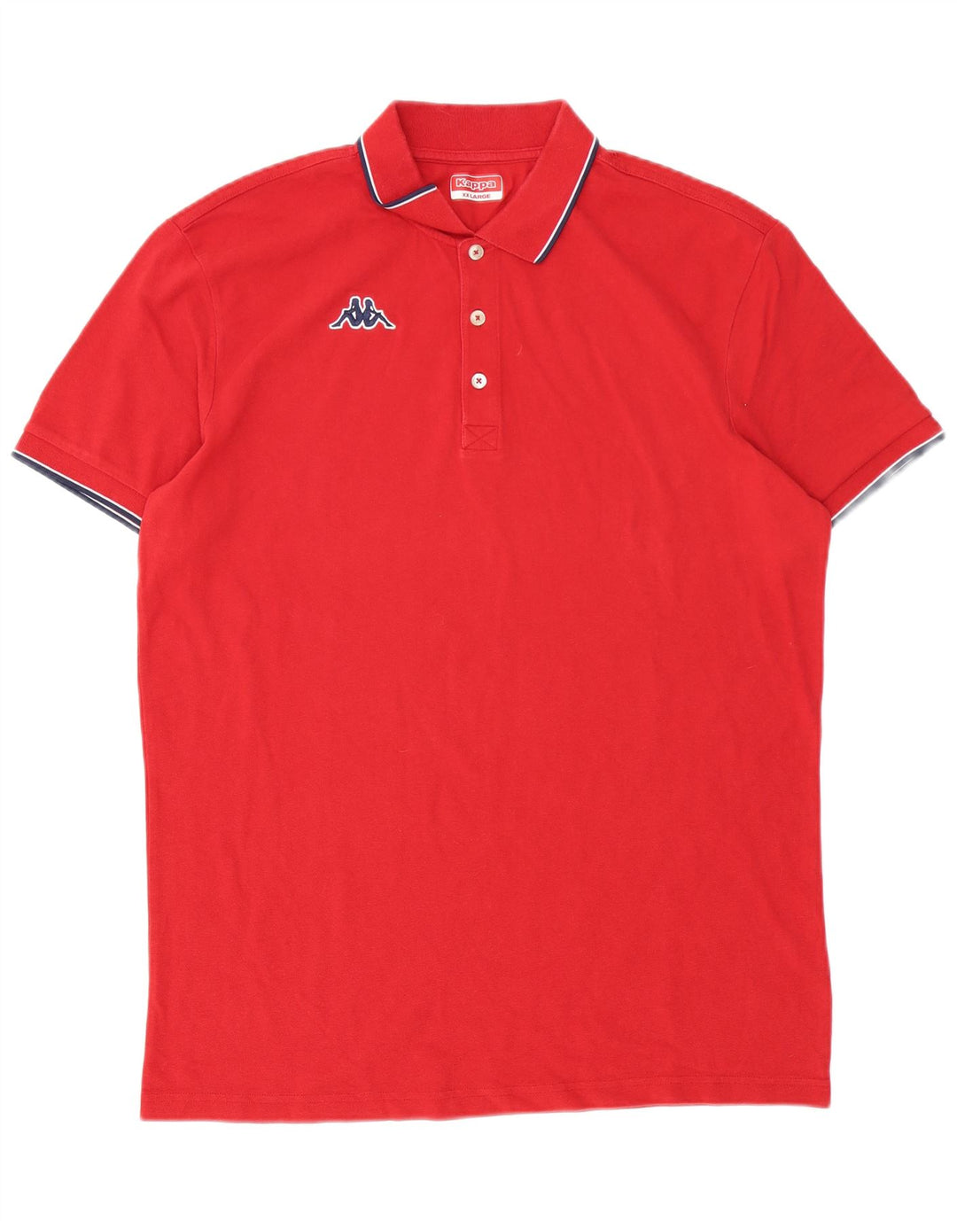 Kappa Polo Homme 2XL Rouge