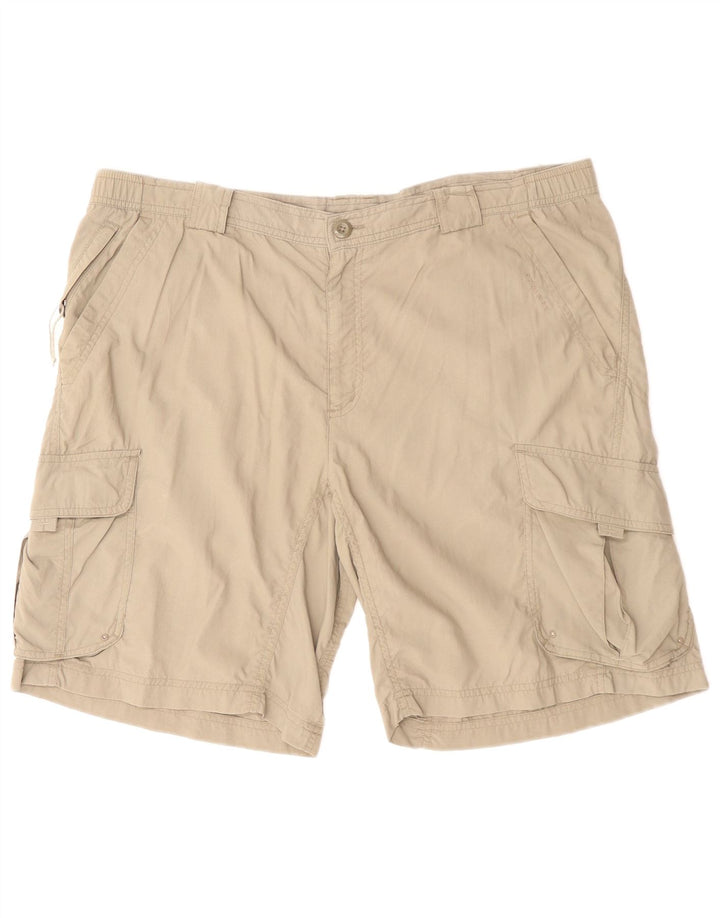 COLUMBIA Short cargo pour homme Large W39 Beige