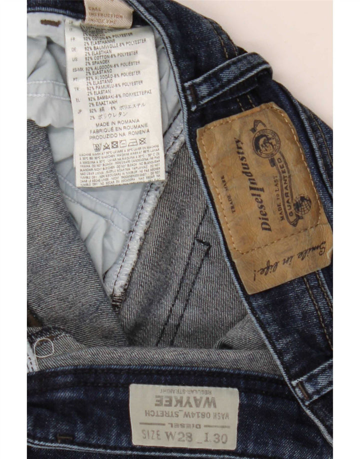 Diesel Jean Waykee Regular Droit Femme W28 L30 Bleu Coton