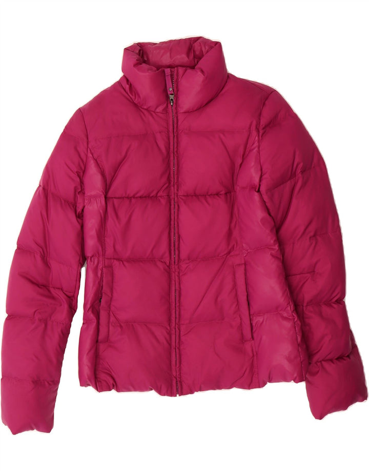 BENETTON Womens Padded Jacket IT 42 Medium Pink Polyamide Vintage Benetton and Second-Hand Benetton from Messina Hembry 