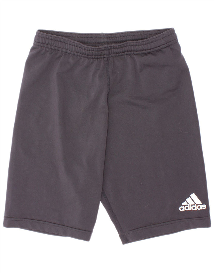 Adidas Short de Sport Garçon 10-11 Ans Gris Polyester