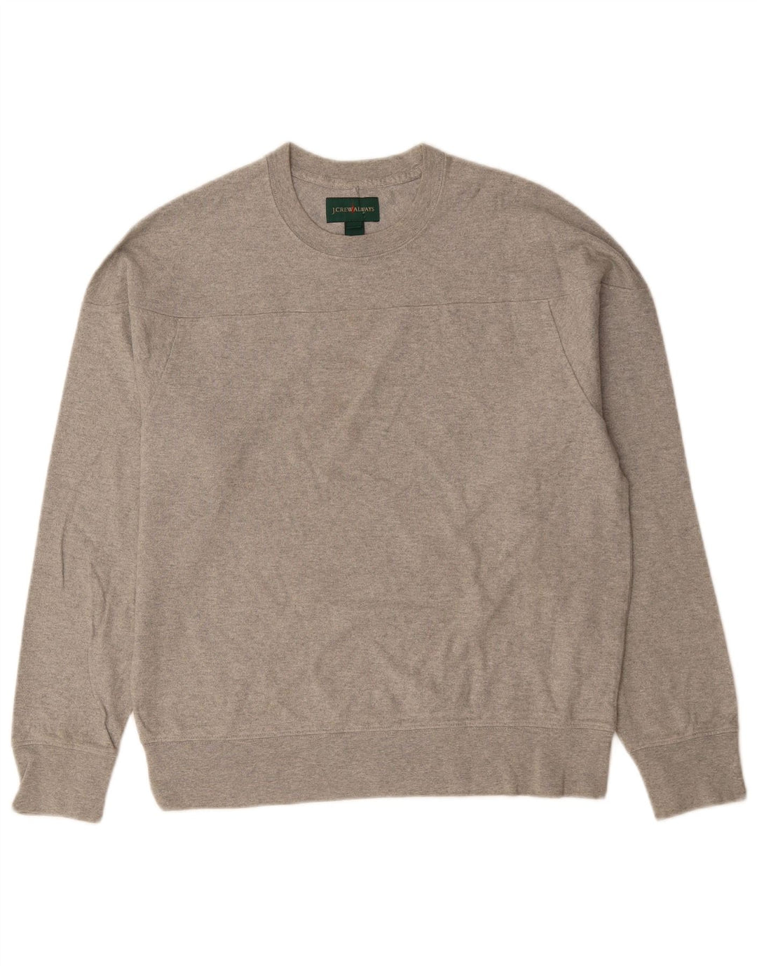 J. CREW Sweat-Shirt Homme Gris Moyen Coton